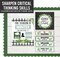Classroom Calendar Set Bulletin Board Decor (Green, Brown, Black, White)